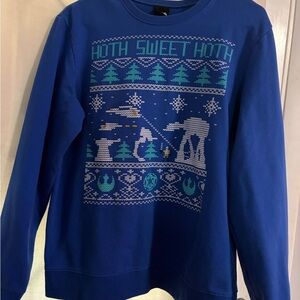 Star Wars “hoth sweet hoth” Blue Graphic Women's Crewneck